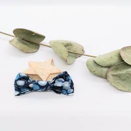 Barrette en Liberty Wiltshire Bleu Marine