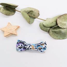 Barrette en Liberty Wiltshire Lilas