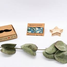 Boutons de manchettes carrés argent en Liberty Trumbling Wine