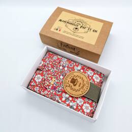 Bretelles enfant Liberty June's Meadow rouge