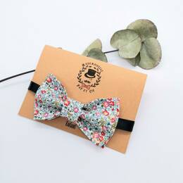 Noeud papillon enfant en Liberty Eloise Mint