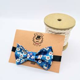 Nœud papillon ajustable enfant Liberty Mitsi Outremer