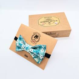 Nœud papillon ajustable enfant Liberty Mitsi Menthe