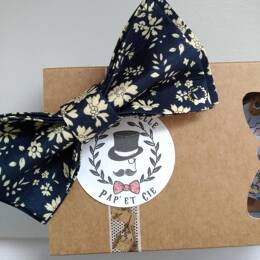 Noeud papillon homme en Liberty Capel Marine