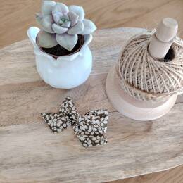 Barrette "luxe" en Liberty Glenjade Pimprenelle
