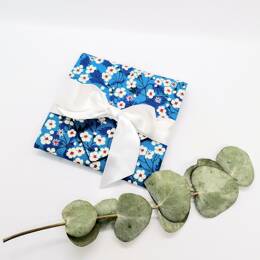 Pochette à alliance en Liberty Mitsi outremer