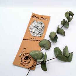 Boutonnière en Liberty Adelajda greige