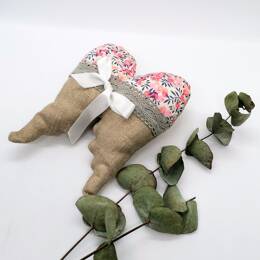 Coussin à alliances ailes d'ange Liberty Wiltshire pois de senteur