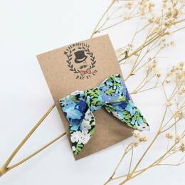 Barrette modèle "luxe" en Liberty Thorpe Lime
