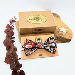 Noeud papillon homme en Liberty Thorpe Rouille