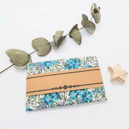 Pochette pour homme Liberty Swirling Petal Bleu