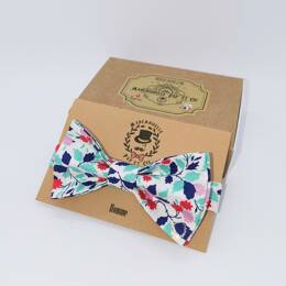 Noeud papillon homme en Liberty Andrea Turquoise