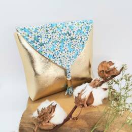 Trousse à maquillage en Liberty Petal Wish