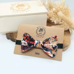 Noeud papillon enfant en Liberty Thorpe Rouille