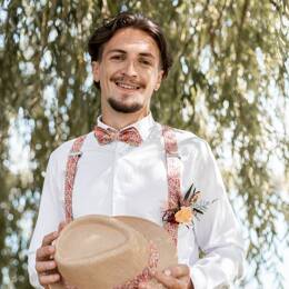 Bretelles homme Liberty Emma and Georgina Terracotta Nude