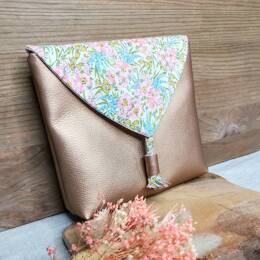 Trousse à maquillage en Liberty Swirling Petal Pastel