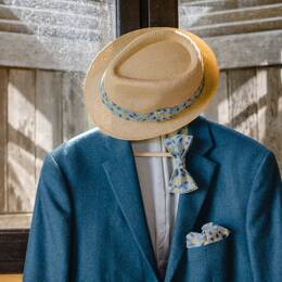 Pochette pour homme Liberty Bramble Blossom vert