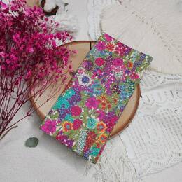 Protège livret de famille en Liberty Ciara Violet