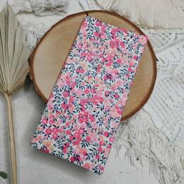 Protège livret de famille en Liberty Wiltshire Pois de Senteur
