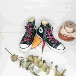 Lacets en Liberty homme Ciara Pétrole 12 œillets