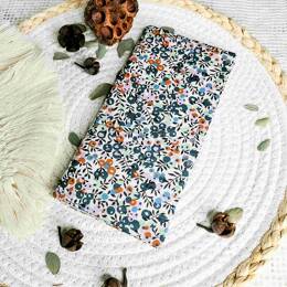 Protège livret de famille en Liberty Wiltshire Sauge