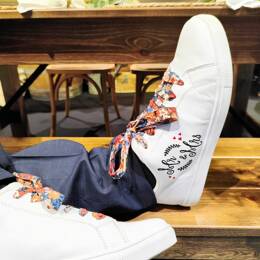 Lacets en Liberty Thorpe Rouille homme 12 œillets