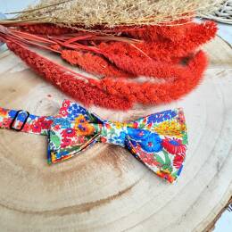 Nœud papillon pré-noué pour homme Liberty Margaret Annie Blue