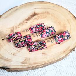 Lacets en Liberty Nectar Rasberry 14 oeillets