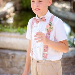 Nœud papillon enfant Liberty Emma and Georgina Terracotta