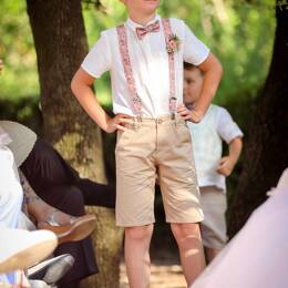 Bretelles enfant Liberty Emma and Georgina Terracotta