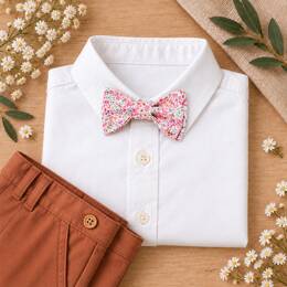 Nœud papillon ajustable enfant Liberty Phoebe Capucine