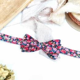 Noeud papillon à nouer Liberty Nectar Rasberry