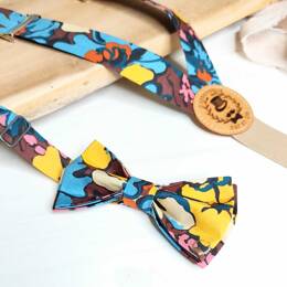 Noeud papillon homme Liberty Alison Lewis Chocolate