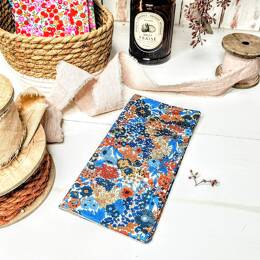 Protège livret de famille en Liberty Margaret Annie Camel