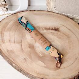 Lanière de téléphone en Liberty Alison lewis Chocolate