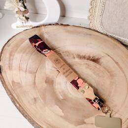 Lanière de téléphone en Liberty Butterfield Poppy Cayenne