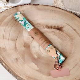 Lanière de téléphone en Liberty Hollylocks