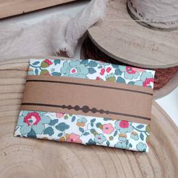 Pochette pour homme Liberty Betsy Porcelaine