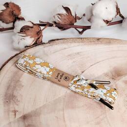 Lacets en Liberty Betsy Boo Moutarde 12 œillets