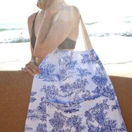 Surf Bag - Toile de Jouy