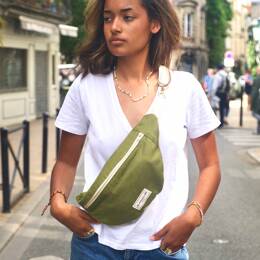 Sac Banane Vert Mousse