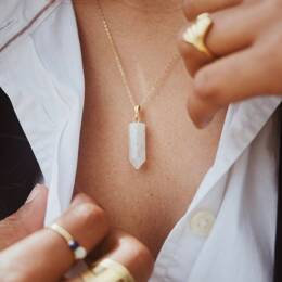 Collier Greta pierre de lune