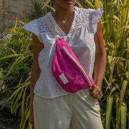 Sac Banane Rose Fuchsia