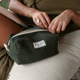 Trousse de Toilette Vert Kaki