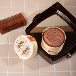 Savon Myrrhe, Musc & Ambre dans boîte en bois 100g