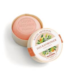 Savon Fleur d'Oranger dans boîte en bois 100g