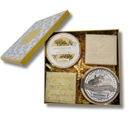 Coffret en métal : lait d'ânesse & immortelle