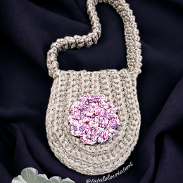 SAC FLEUR D'ARGENT