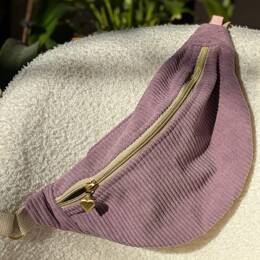 Sac banane en velours