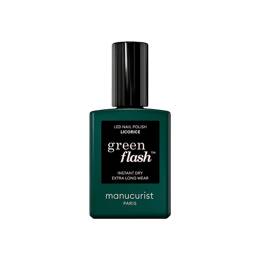 manucurist - green flash LED gel Vernis à ongles 15 ml Noir unisex